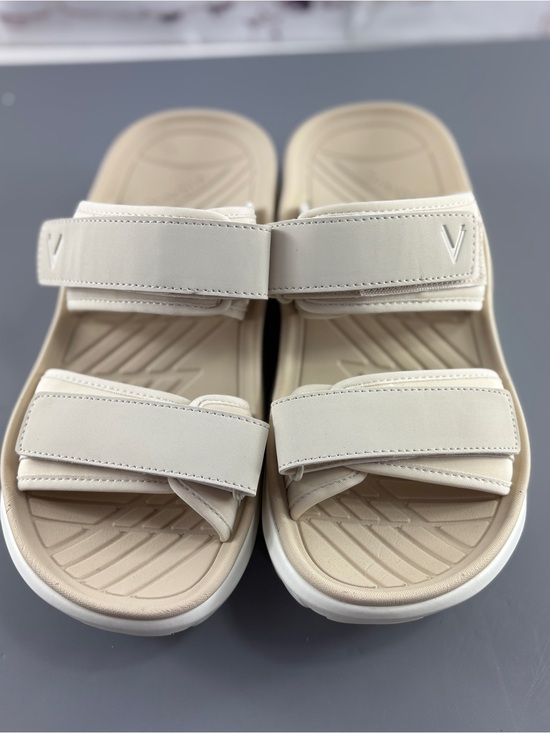 Vionic Shoes - Vionic Renewal Men's / Women's Recovery Sandals Cream / White Size W 10 / M 8.5
